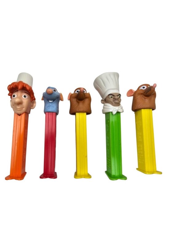 Disney Other - Disney Pixar’s RATATOUILLE Set 5 PEZ Dispensers CHEF SKINNER-LINGUINI-REMY-EMILE